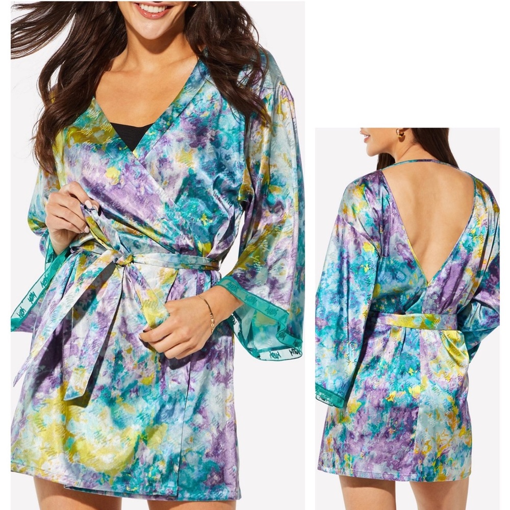 YITTY Satin‎ Mini Robe